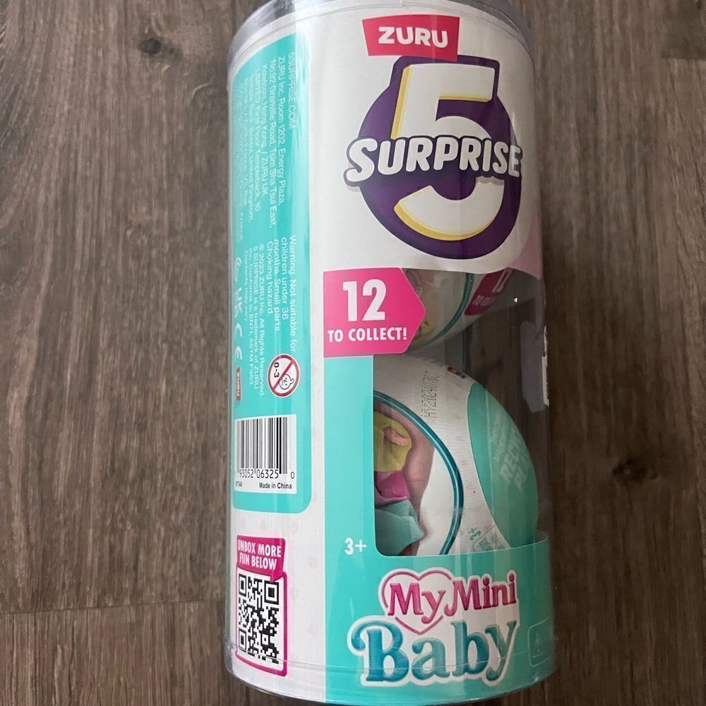 My Mini Baby Zuru 5 Surprise Double (2) Pack Ball New Sealed Capsule